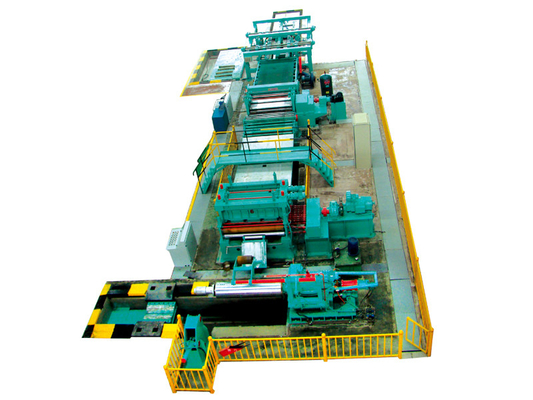 Steel Coil Cut To Length Line High Speed NC Un Coiling Leveling Sheet Metal Slitter Machine