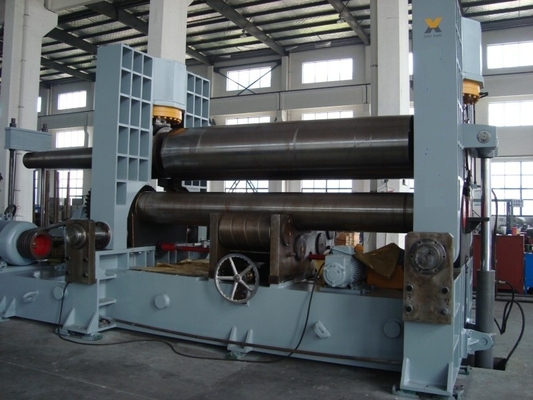 50mm Three 3 Roll NC Cnc Hydraulic Plate Bending Machine Profile Cone Rolling