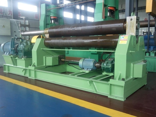 3 Three Roller Plate Rolling Machine Ss Plate Mechanical Sheet Metal Symmetrical