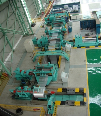 Flying Shear Coil Cut To Length Line Sheet Metal Shearing Machine Double Slitters